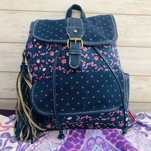 Cute floral backpack